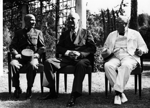 Konferenz von Kairo 1943 - Churchill etc. / Cairo Conference / 1943 -