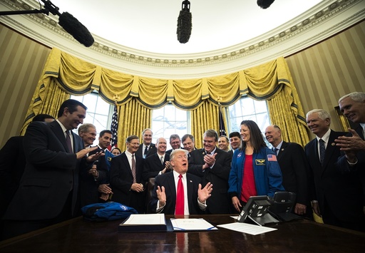 US President Donald J. Trump Signs NASA Transition Authorization Act