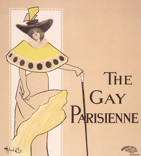 The Gay Parisienne / Plakat Hyland Ellis - The Gay Parisienne / Poster Hyland Ellis - The Gay Parisienne/ Affiche Hyland Ellis