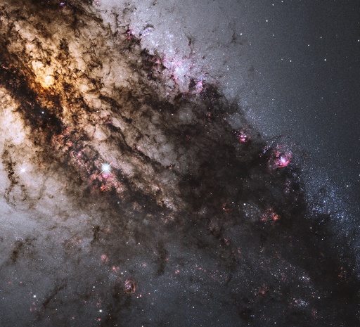 Centaurus A galaxy, HST image