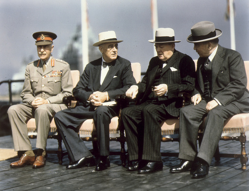 Konferenz von Quebec 1944, Gruppenfoto.. - Leaders / Quebec Conference / 1944 - Conf. de Québec 1944, Photo de groupe