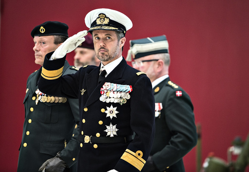 HRH Crown Prince Frederik attends parade for the Military Special Operation's Command