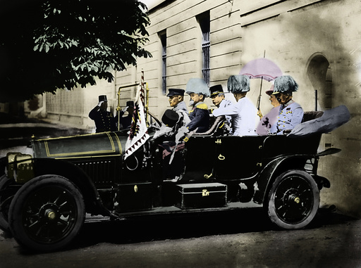 Franz Ferdinand + Frau in Sarajewo 1914 - Franz Ferdinand / Assassination 1914 -