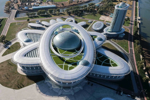 KCNA picture of the Sci-Tech Complex