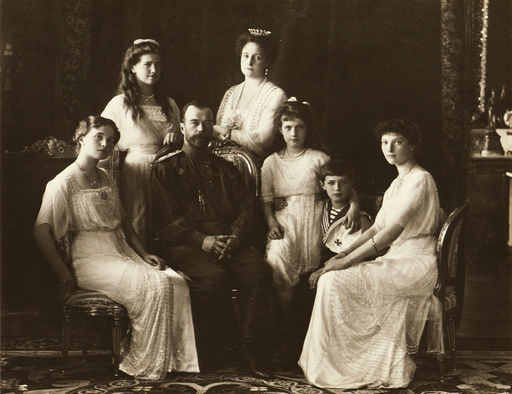 The Family of Tsar Nicholas II of Russia, 1914.
