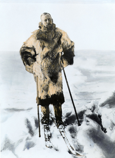Roald Amundsen auf Skiern / Foto - Roald Amundsen on Skis / Photo / 1925 - Roald Amundsen / Skis / Photo / 1925