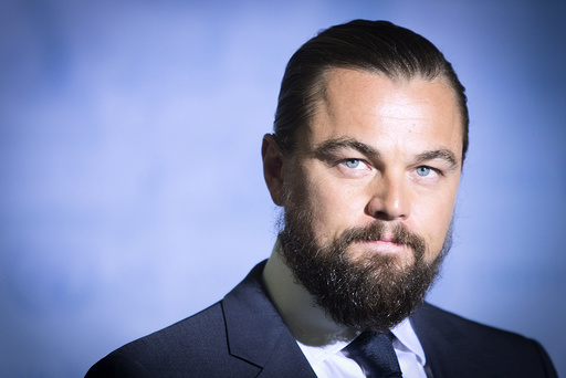 Actor Leonardo DiCaprio is pictured during a ceremony to be named a 