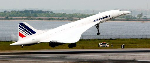 FILE PHOTO: The last Air France Concorde flight takes off from New York's John F. Kennedy Airport