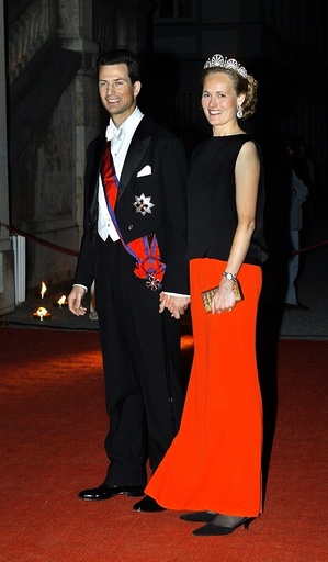 Prince couple of Liechtenstein in Germany