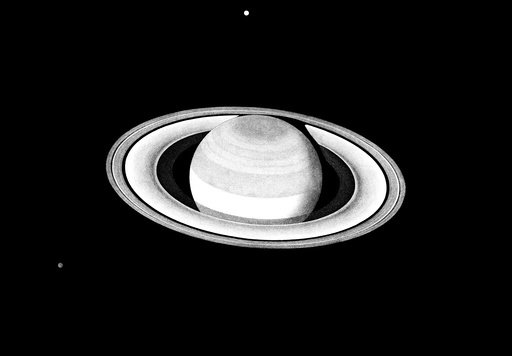 Saturn, engraving
