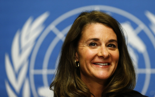 Gates, Co-chair of the Bill & Melinda Gates Foundation, smiles during a news conference before her address to the 67th World Health Assembly in Geneva