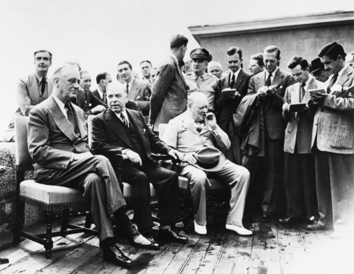 Konferenz von Quebec 1943 - Roosevelt, Churchill, King/ Quebec/ 1943 - Roosevelt, Churchill, King/ Québec/ 1943