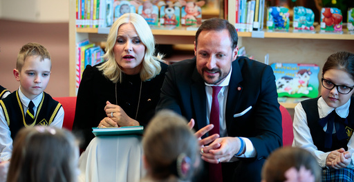 Kronprins Haakon og kronprinsesse Mette-Marit besøker Latvia.