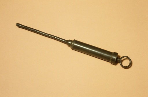 Pewter syringe, 19th century