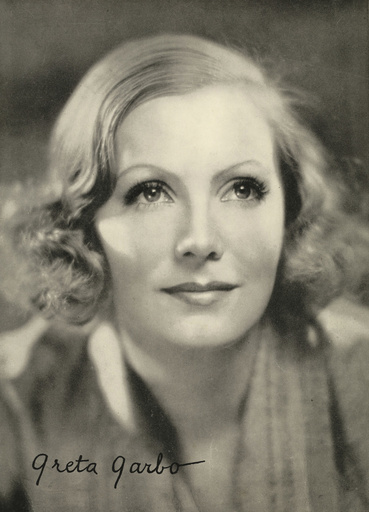 GRETA GARBO PICTURE FROM THE RONALD GRANT ARCHIVE