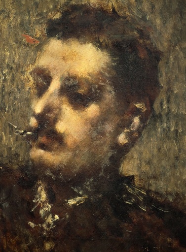 Luigi Conconi / 'Portrait of Giacomo Puccini', Oil on canvas.